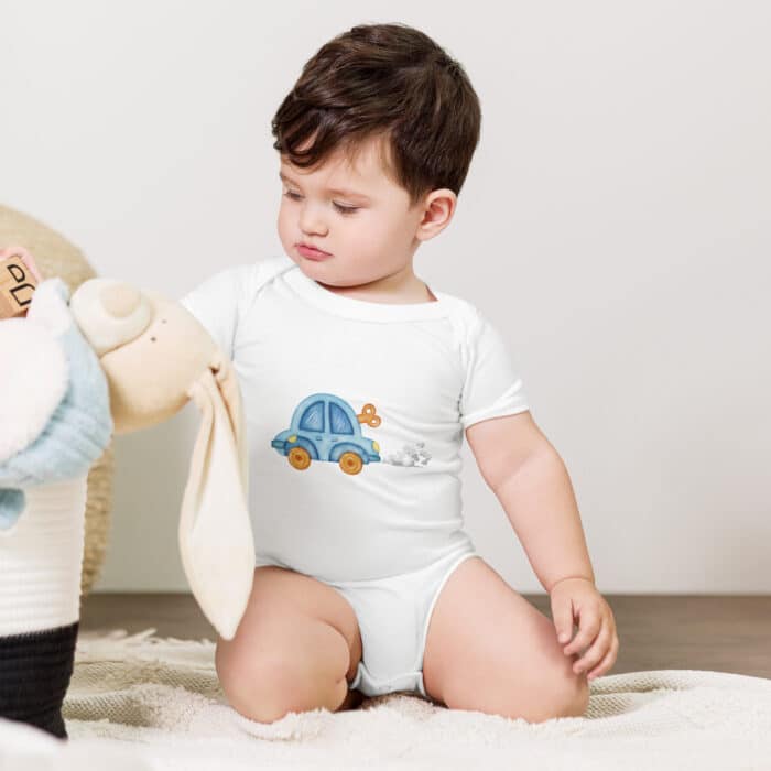baby short sleeve one piece white front 6651beb1368d5