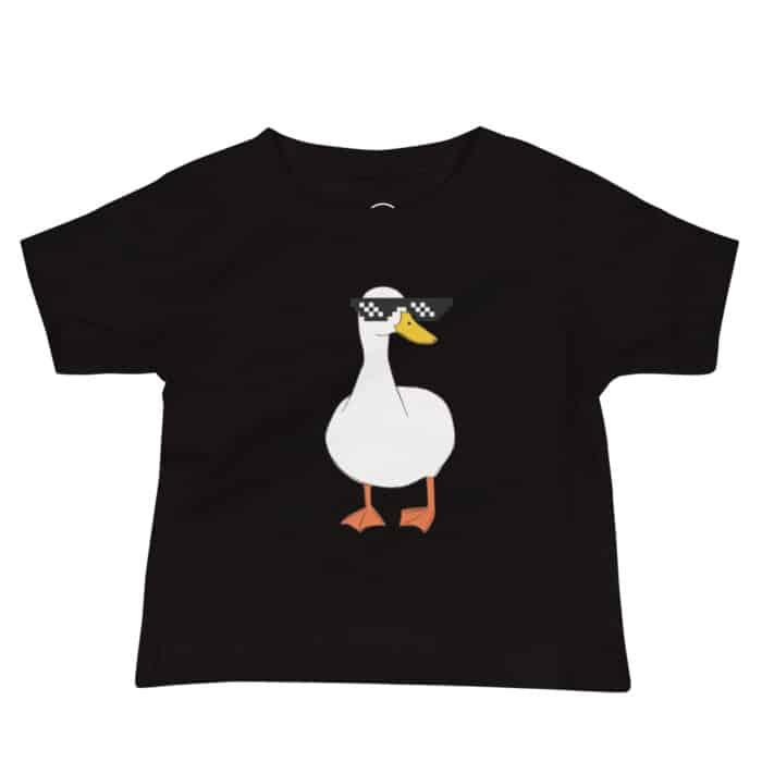 baby staple tee black front 6649291e3d13f