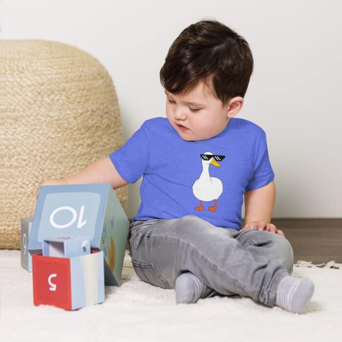 baby staple tee heather columbia blue front 6649291e3f12a