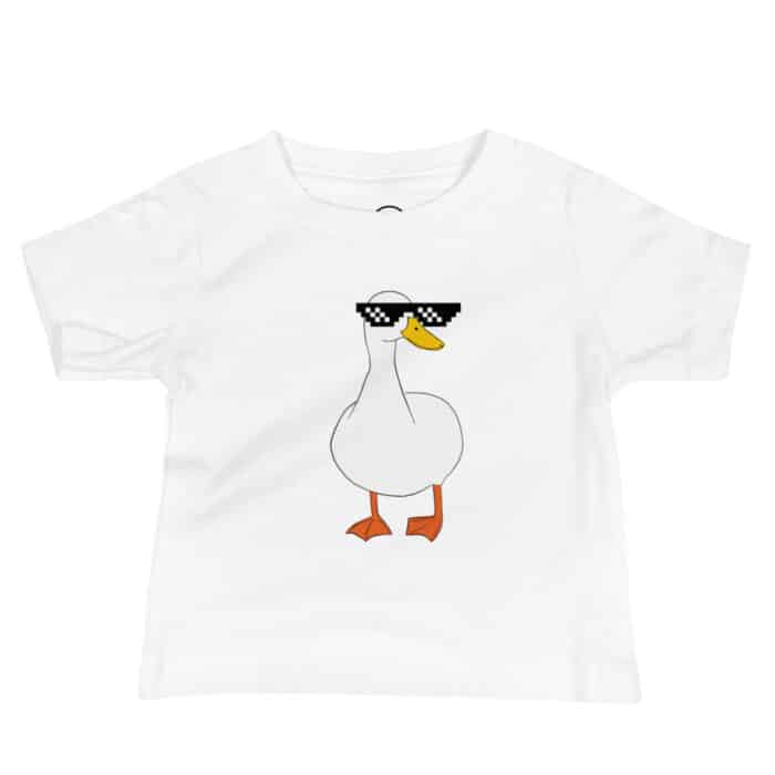baby staple tee white front 6649291e451ad