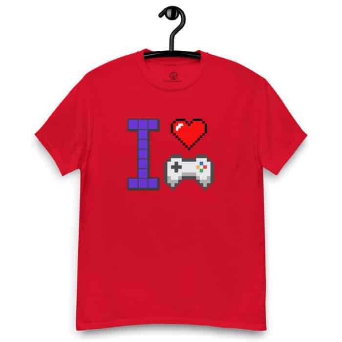 mens classic tee red front 664d16b0d4d37
