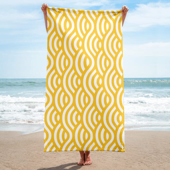 sublimated towel white 30x60 beach 6653cbb954b95
