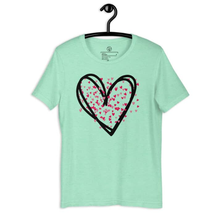 unisex staple t shirt heather mint front 6646ac8fc3132