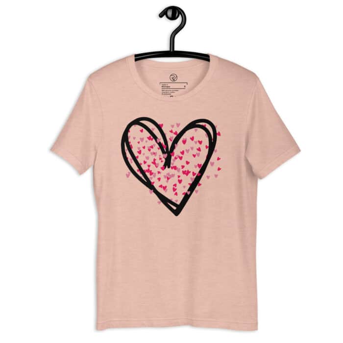 unisex staple t shirt heather prism peach front 6646ac8db0229