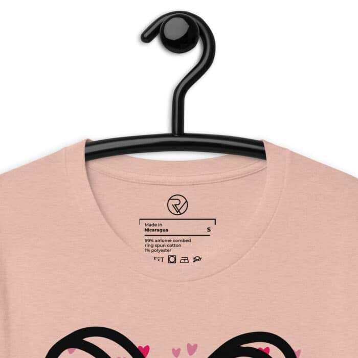 unisex staple t shirt heather prism peach zoomed in 6646ac8dbcb18