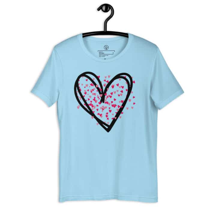 unisex staple t shirt ocean blue front 6646ac8e46309