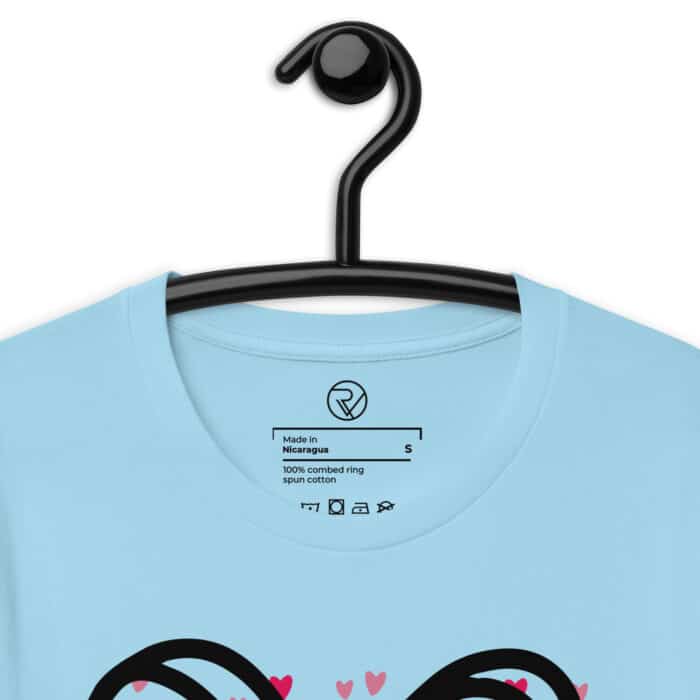 unisex staple t shirt ocean blue zoomed in 6646ac8e6ea45