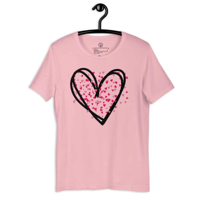 unisex staple t shirt pink front 6646ac8dce32d