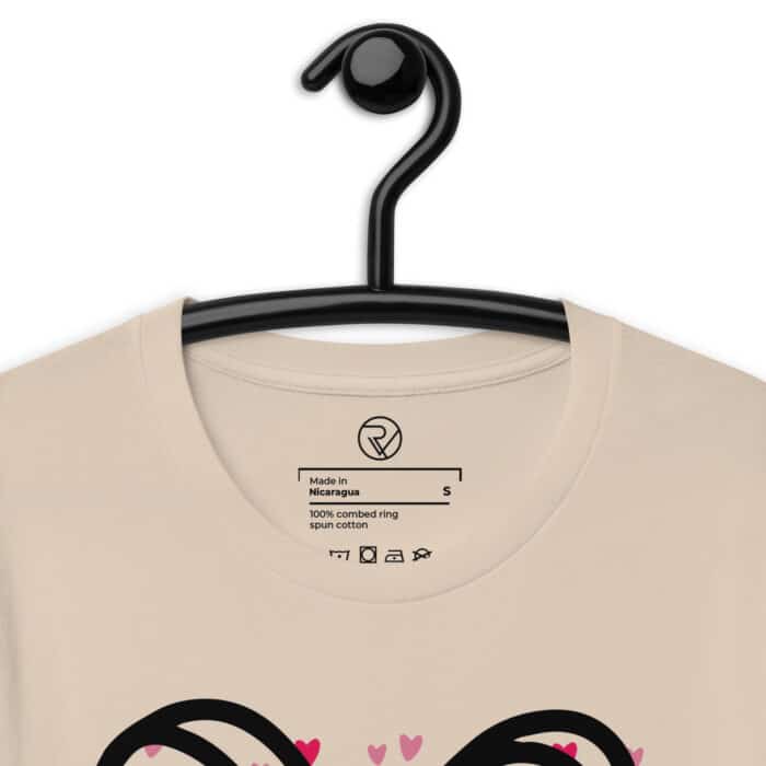 unisex staple t shirt soft cream zoomed in 6646ac8eeaead