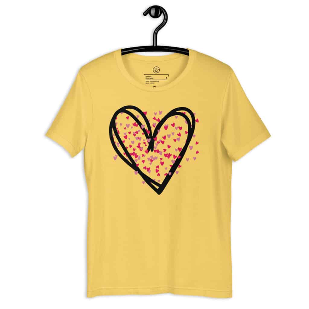 unisex staple t shirt yellow front 6646ac8f2d305