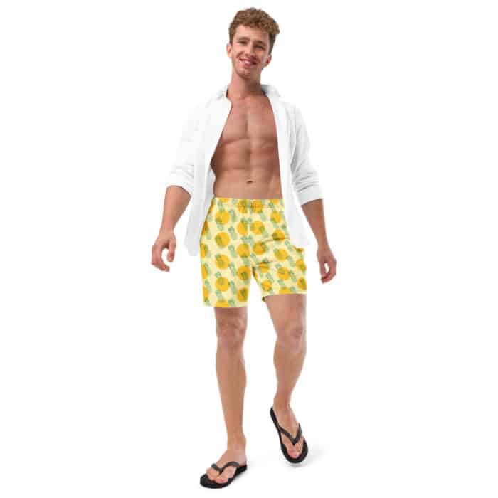 all over print recycled swim trunks white front 2 6675fd4f0d4e7