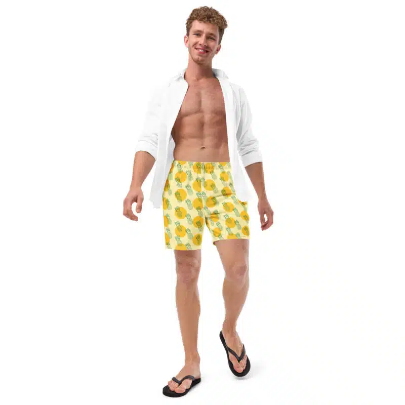all over print recycled swim trunks white front 2 6675fd4f0d4e7
