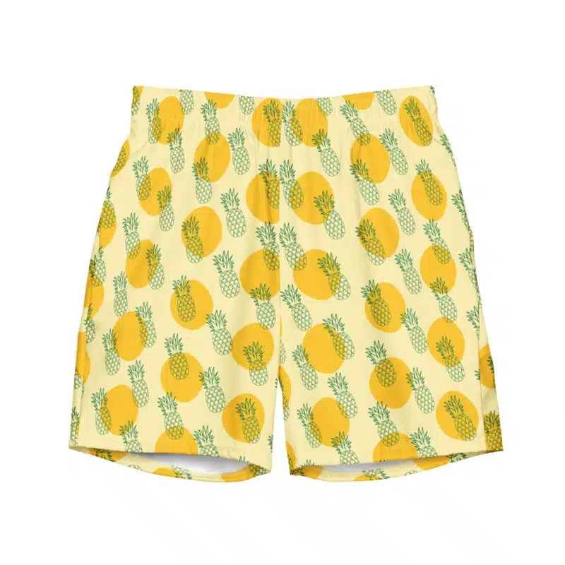 all over print recycled swim trunks white front 6675fd4f0c6f3