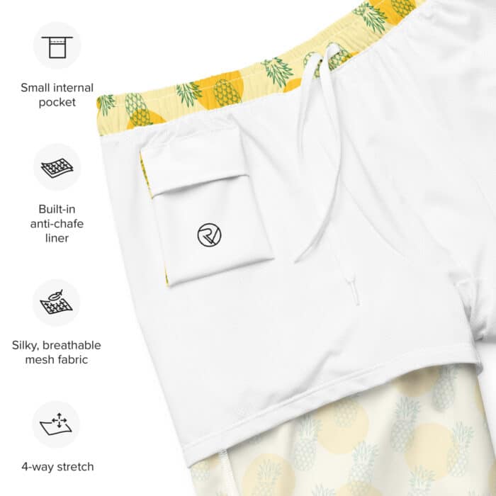 all over print recycled swim trunks white product details 6675fd4f0d9b7