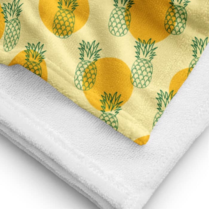 sublimated towel white 30x60 product details 66760085acf5b
