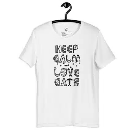 Keep Calm and Love Cats t-shirt