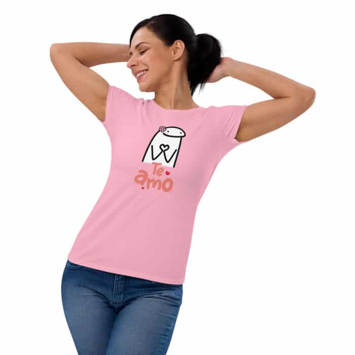 womens fashion fit t shirt charity pink front 2 665e2e1073bd5