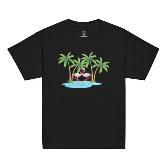 youth classic tee black front 665da74b80d11