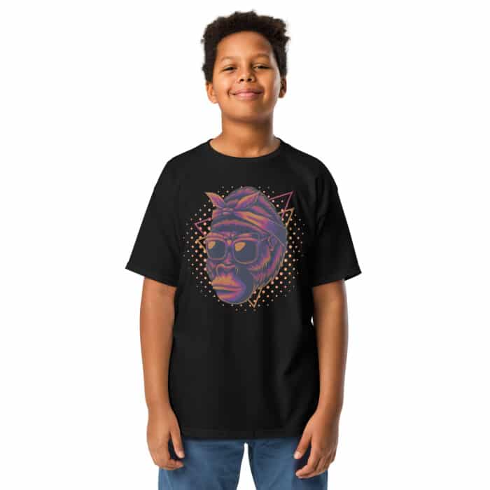youth classic tee black front 666ab1d8d6836