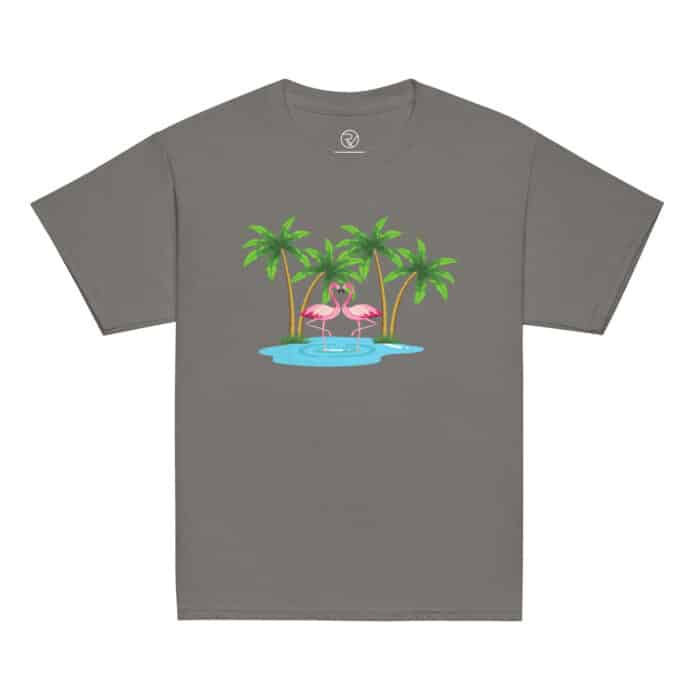 youth classic tee charcoal front 665da74b82667