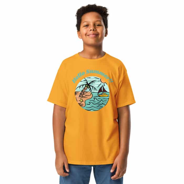 youth classic tee gold front 66657746005d1