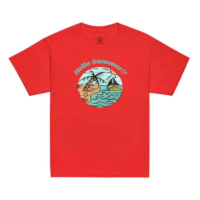 youth classic tee red front 666577460cc09