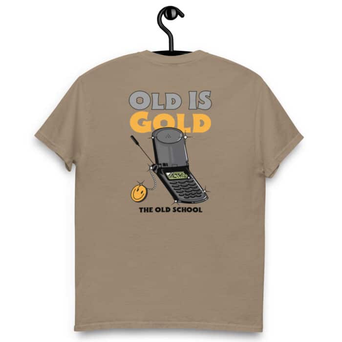 unisex classic tee brown savana back 668934078df76 1