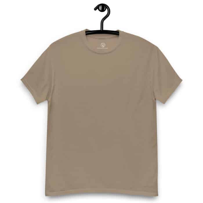 unisex classic tee brown savana front 6689340793351 1