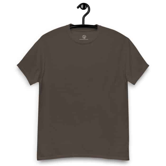 unisex classic tee dark chocolate front 66892f8543ca0