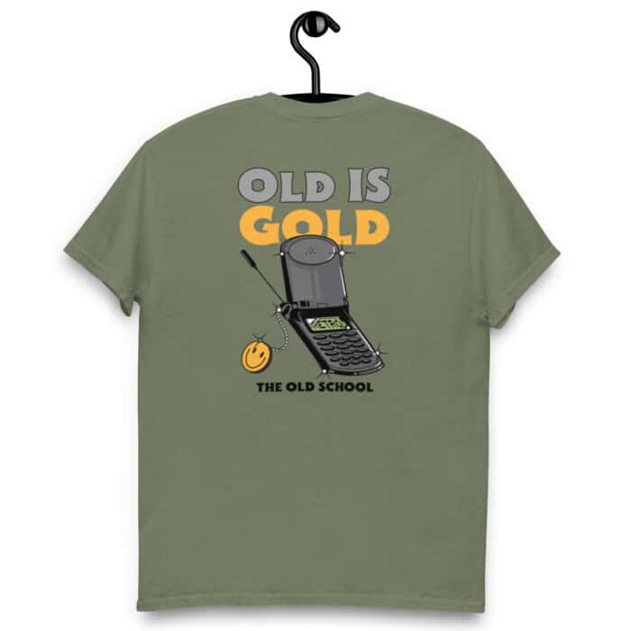 unisex classic tee military green back 668934077820f 1
