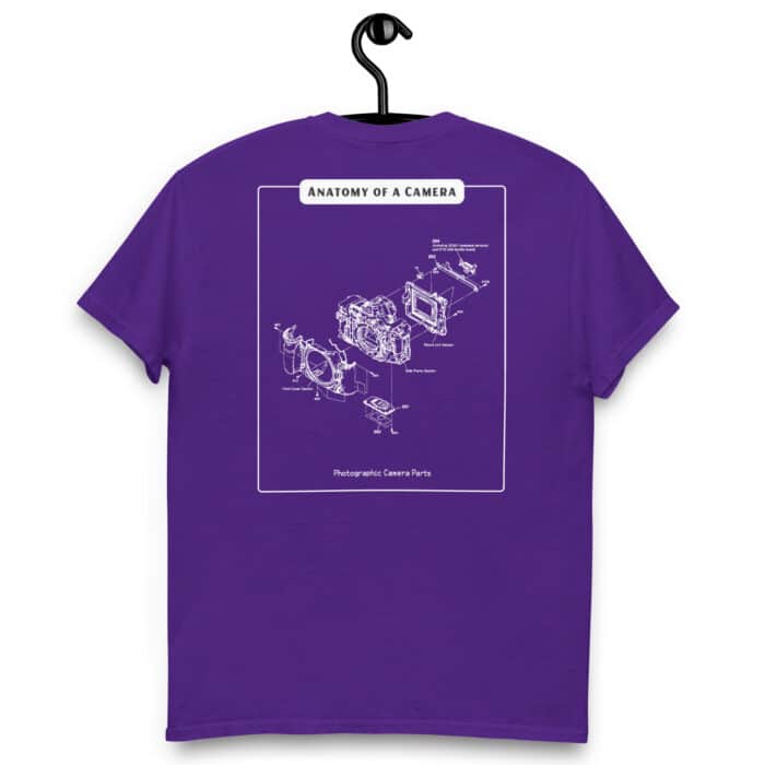 unisex classic tee purple back 66892f8531ff7