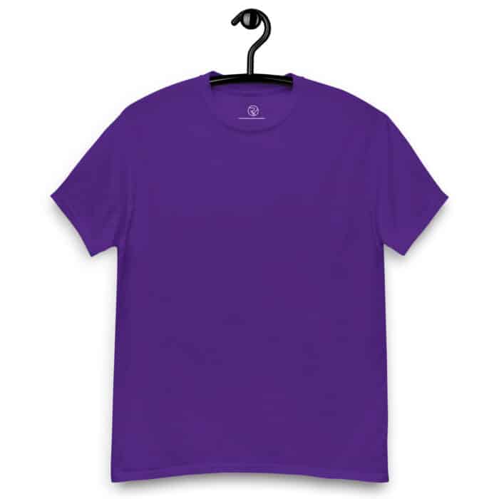 unisex classic tee purple front 66892f85352ee