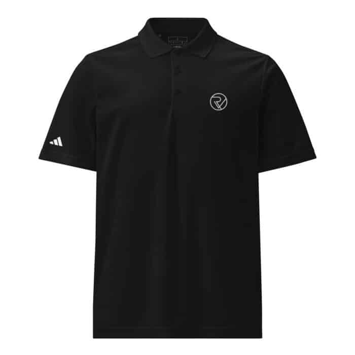 adidas sport polo shirt black front 66b4e6c884913