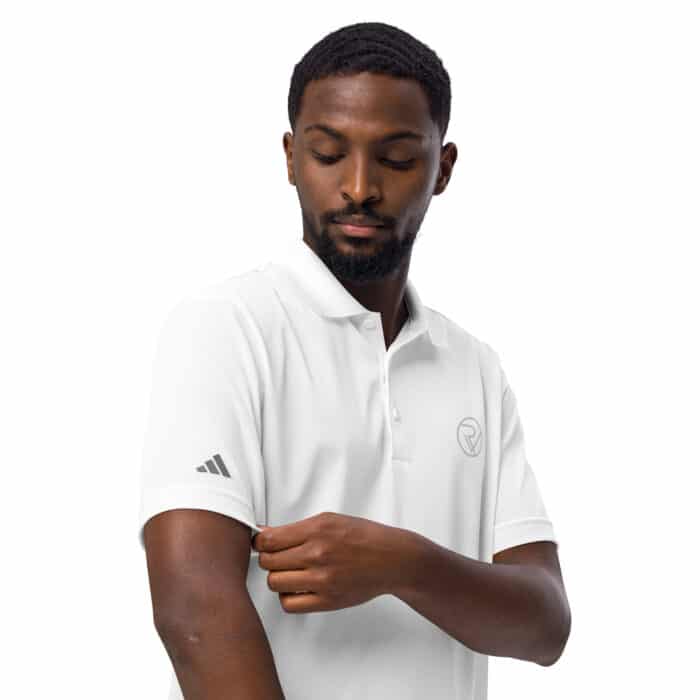 adidas sport polo shirt white right front 66b4e6c88456b