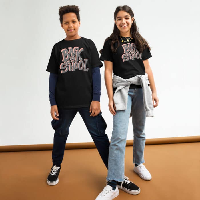 youth classic tee black front 66c0823408d05