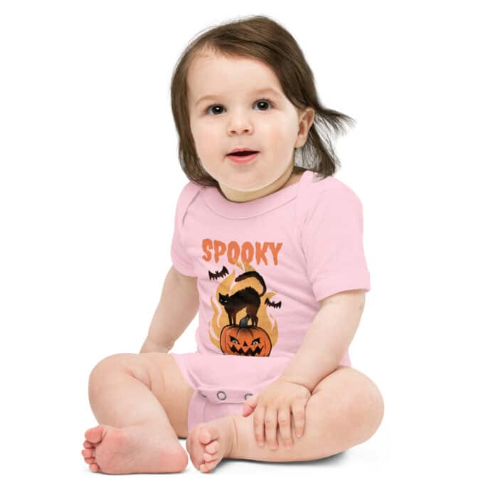 baby short sleeve one piece pink front 67078d0e846da
