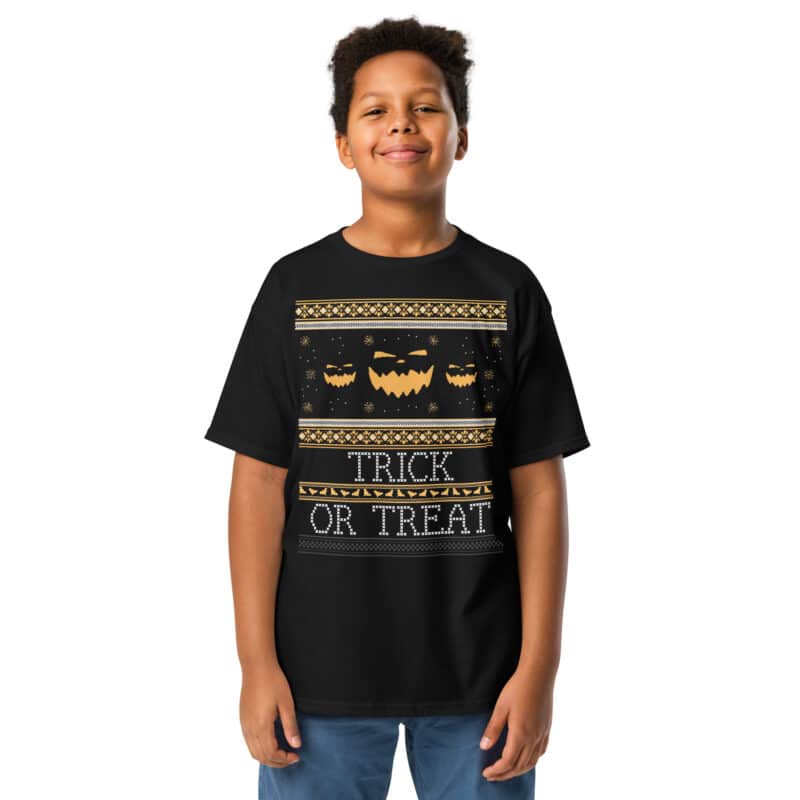 youth classic tee black front 6707970d9881d