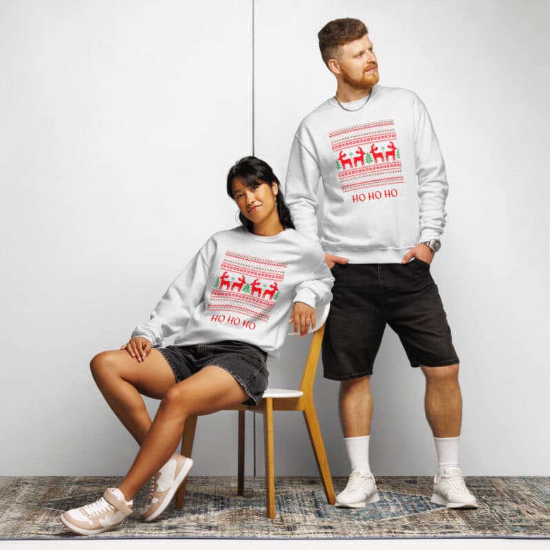 classic unisex crew neck sweatshirt ash front 675af077cc191