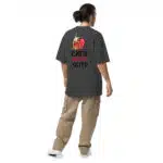 Cat Before Guys Oversized T-shirt - Image 5