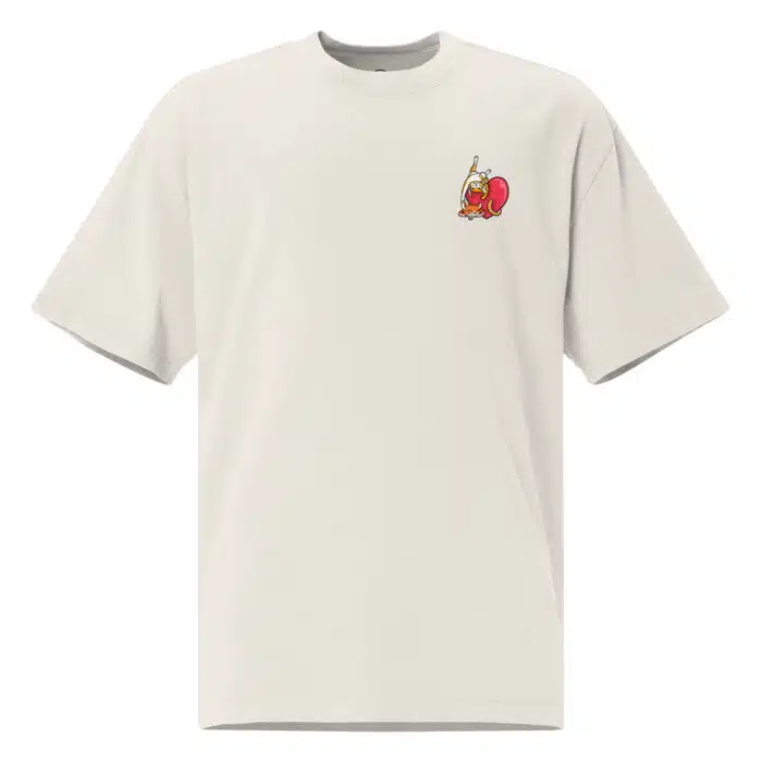 Cat Before Guys Oversized T-shirt - Image 2