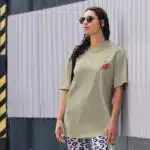 Cat Before Guys Oversized T-shirt - Image 4